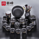 Haofeng 2025 new complete set of purple clay teapot tea set household tea making set full set of teapot and tea cup as a souvenir gift