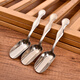 Fat Donglai's same type of tea spoon and tea shovel divided into stainless steel tea spoons, tea spoons, tea accessories, tea shovel, tea leaves, stainless steel type 3 pack