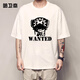 
Zhizhen Male God 2025 new One Piece Luo Luffy T-shirt Men's Cotton Short Sleeve Sanji White Beard Ace Chopper peripheral clothes White F1278 Luffy S