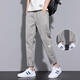 丨 Lilang 丨 [El código de marca rompe y recoge gangas] 2025 Pantalones casuales delgados de verano para hombres Fashion Fashion de la pierna recta de nueve puntos DLSJ PURO/653 Código de 2 XS de alta calidad negro [Entrega prioritaria de seguimiento]