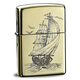 ZIPPO lighter original genuine brass is smooth for elders, customized kerosene windproof official brass is smooth for - stand-alone version DY9902DK