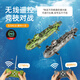 Happy Plus Jungen Kinderspielzeug-U-Boot-Kriegsschiff-Modell Elektrische Schwarze Technologie Fernbedienungsschiffe Geburtstagsgeschenk E-Commerce Version Portable Box Upgrade Version (Deep Space Grey)
