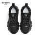 DEEP BREATH Deep Breath Women's Shoes Thick Sole Fashion Strap Curved Daddy Shoes Casual Shoes AX12242 Black 37