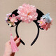 Lingmeng children's princess hairband, retro noble flag head costume accessories, palace style Hanfu head costume accessories, Taoyao princess hairband 1 piece