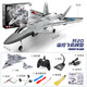 
Qiaoyu J20 aircraft fighter four-channel duct camera aircraft model fixed wing aircraft model Weilong J20 HW-J20 fighter-two-way official standard configuration