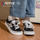 
Flying official men's shoes canvas shoes men's 2025 summer new breathable casual shoes men's black 42