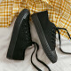 Summer canvas shoes large size sports and casual men's shoes for men's labor protection work cloth shoes trendy shoes breathable black work shoes 6621 white 41