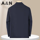 Antonio [High Branch 100% Pireded Wool] Cadre Administrative Cadre Business Jacket Spring and Automne Classic Jacket Men Top Men Men Navy Blue L 50 (175 / 92A)