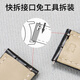 Shengmeirui Ersatzking-Gurt echte Leder-Männer Kunlun Canghai-Serie Klassische Business-Schülerin weibliches Ehepaar Cowide Schnellverkaufssportgurt 3874/3886/5844/51154 Brown-D Schnalle Silber 14mm