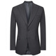 Angel Bird Suit Men's Australian Wool Men's Fashionable Formal Wool Suit Jacket Commuting Suit Pants Iron Gray 48 B(175/100) /Please note waist or trousers
