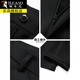 
Woodpecker men's business casual suit pants men's 2025 autumn and winter plus velvet thickened style fashion trend straight stretch pants 20507/ 826R black plus velvet 32