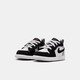 Nike Jordan Nike AJ 1 Casual Board-Schuhe für Jungen und Mädchen Klettverschluss leicht anziehen und leichte und komfortable Kinder-Turnschuhe IB3886-106 23.5 [Vorgeschlagene Fußlänge 13 cm]