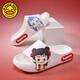 G.Duckkids Nezha Devil's Child's Sea's Children's Boys Summer Summer Nuevas zapatillas antideslizantes de influencia Casa de niñas BLANCO [NEZHA AO BING] 32 -33 Tamaño/Longitud interna 21.5 cm