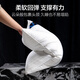 Hogar de Hailan (HLA) Almohada antibacteriana 7a almohada de algodón de algodón lleno de algodón de algodón de algodón de algodón de cervical que se usa para dormir un par de almohadas de almohada de dormitorios de estudiante 7a almohada de algodón antibacteriano - Clase blanca A par de almohada media 48*74 cm (llena 1050g)