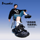 Zapatos de papá de gran altura no misteriosos para mujeres 2024 Autumn Nuevos zapatos de senderismo al aire libre zapatos deportivos transpirables 02HA677 Noche estrellada Silver 37 37
