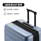 90-point expansion suitcase 20-inch Rhine large-capacity suitcase PC wear-resistant password lightweight trolley case titanium gold gray