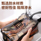 Quanpinwu Travels Toilettes et sacs Sacs de maquillage Sac de maquillage Baignoire Sac de rangement de baignade imperméable Sac de rangement portable Transparent
