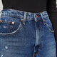 Tommy Hilfiger Tommy Jeans Herbst und Winter Frauenmodet Flagge Sticke Ripped Kegelwäsche Kegeljeans 13586 Denim Blue 1A5 25
