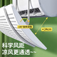 Jun'ao air conditioning windshield anti-direct blow hanging windshield baby postpartum elderly windshield cover wind deflector suitable for Midea Greoux and other general windshield curtains