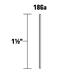 Metabo HPT 11/2 inch No. 18 polished nails 5 000 14107SHPT