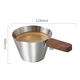 CLITON304 stainless steel coffee extraction cup with scale small milk cup ounce cup espresso measuring cup 120ml