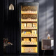 Bacchus YC-270 cigar cabinet WiFi + ammonia removal constant temperature and humidity multi-functional moisturizing inverter compressor household cedar wood alcohol nourishing naked cigars energy saving air-cooled frost-free 6th generation - inverter model + light strip - 1.24 meters - 188L