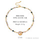 Liangxue 2025 new Chinese style high-end Monet garden oil painting style pendant necklace light luxury simple women's pearl clavicle chain N6018