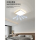 Sanqi Tiger Bedroom Light Modern Atmospheric Plafond Light Wasabi Style Home 2024 New Room Study Light Zhongshan lampe 1W 9215 White Square-50cm Wuji Semballage