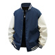 Jeanswest Jacke Herren Frühlings- und Herbstjacke Casual Tops Mode und vielseitige Farbpassungstrends für Schüler, einfach und komfortabel, Yuanyuan Clothing-9901 White M (Empfohlene 100-120 Jin [Jin gleich 0,5 kg]))