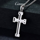GsunGPT950 platinum men's three-dimensional cross pendant platinum simple pendant fashion personalized women's chain pendant priced by gram, contact customer service before bidding