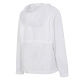 Nike Women's Jacket 2025 Sommer Neue Sport- und Freizeit-Windbreaker-Kapuzen-Modetrendy Trendy Top gewebte Jacke DM6180-100/Weiß/Show Foto Rückerstattung 10 m (160/84a)