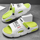 Wei Jie Herren Sandalen 2024 neue Sommerruhrschuhe, die für Autos für Männer im Freien Anti-Schlupf-Strand verwendet werden können.