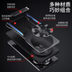 炫炎Realme真我gt5pro手机壳RMX3888保护套RealmeGT5por金属散热GT5PR0铝合金磨砂oppogt时尚后壳gt五 黑金色+条形支架 realme 真我 GT5 Pro