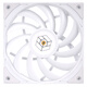 Limin (Thermalright)TL-H12015B TL-H12015 15mm thickness balanced thin fan three-phase six-pole motor 12cm chassis fan TL-H12015W white single-pack [15mm thickness]