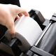 Deli-Korallensee drei thermisch-vorsichtige Etikettendruckpapier Express-Seitenblatt Selbstklebenddruckpapier Waren Material Barcode [12006] 80*60 mm-800 Stück/1 Rollen/Röhrchen