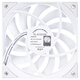 利民（Thermalright）TL-C12015W-S 纯白12CM ARGB薄扇 机箱风扇 H12015W