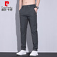 
Pierre cardin summer thin men's casual pants loose straight Korean style elastic high-end men's pants versatile trendy trousers 838 black and gray 32 (recommended 130-140Jin [Jin equals 0.5 kg])