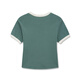 Levi's Shopping Mall mismo estilo que el temperamento retro de verano de Levi's Lady Slim y una pequeña camiseta de manga corta A3523