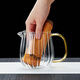 Mesni thickened glass teapot glass tea infuser filter teapot kung fu tea set