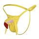 Cinturón de ropa interior sexy para hombres tanga de tía de juego creatividad creativa divertida y sexy ropa interior pájaro cabeza t-toss shishima rojo