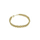 Pu Li original imported from the United States 14K gold-filled gold bean bracelet bracelet for women, super stylish and non-fading, clean hand circumference 13cm