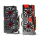 Coloré gtx750ti 960 4G1050Ti 2G4G1060 Card de graphiques indépendants désassemblés