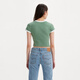 Levi's Shopping Mall mismo estilo que el temperamento retro de verano de Levi's Lady Slim y una pequeña camiseta de manga corta A3523