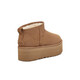 UGG Winter Women's Classic Mini Solid Color Thick Sole Warm Casual Short Snow Boots 1135092 CHE Maroon 38