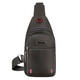 Escultura de pastizales [Actividad] Bolsa de cuerpo cruzado para hombres Bolso de hombro Bolso de hombro para hombres Bolso de pecho Bag Cycling Bag Flat Bag 9905-Refundida Edición Premium doble
