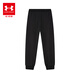 Under Armor boys' knitted velvet warm leggings trousers autumn and winter training home children's sports pants 244125528