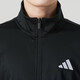 Adidas Jacket Hombres 25 Summer New Sportswear Fitness Entrenamiento Carriendo ejercicio Casual Wathed Chaqueta Top Ji8816/Negro/Blanco M