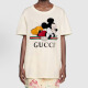 古驰（GUCCI） Love Parade FW22 字母圆领短袖  落肩袖T恤 送女友同价618 灰白色492347-XJB7W-9756 XL