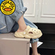 Gduck Kids Children's Slippers Boys Summer New Style Детская дырочка средние большие мальчики маленькие мальчики тапочки детские мягкие нижние туфли Black 32 -33 Внутренняя длина 21 см