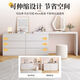 Zimu Yaju Dressing Table Bedroom Modern Simple Drawing Cabinet Integrated Small Apartment Light Luxurious Bedside Cabinet Retractable Cream Style Dressing Table Free Delivery to Home 80 Drawing Cabinets + 80 Dressing Tables + Stools